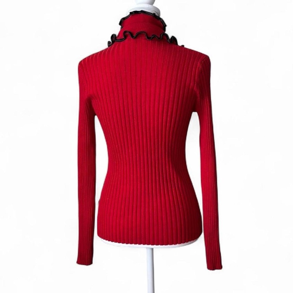Y2K Ruffle Sweater - Picture 4 of 5